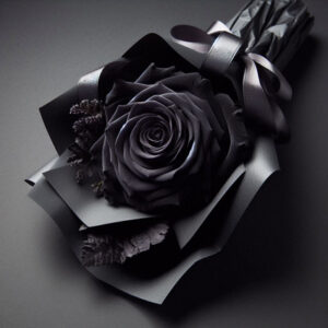 1 rose noire