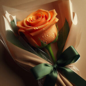 1 rose orange