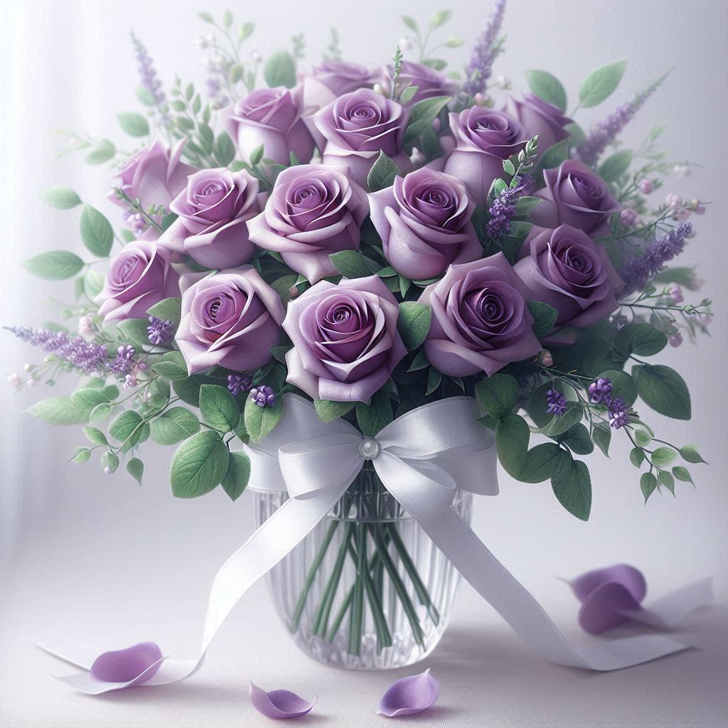 Roses violettes