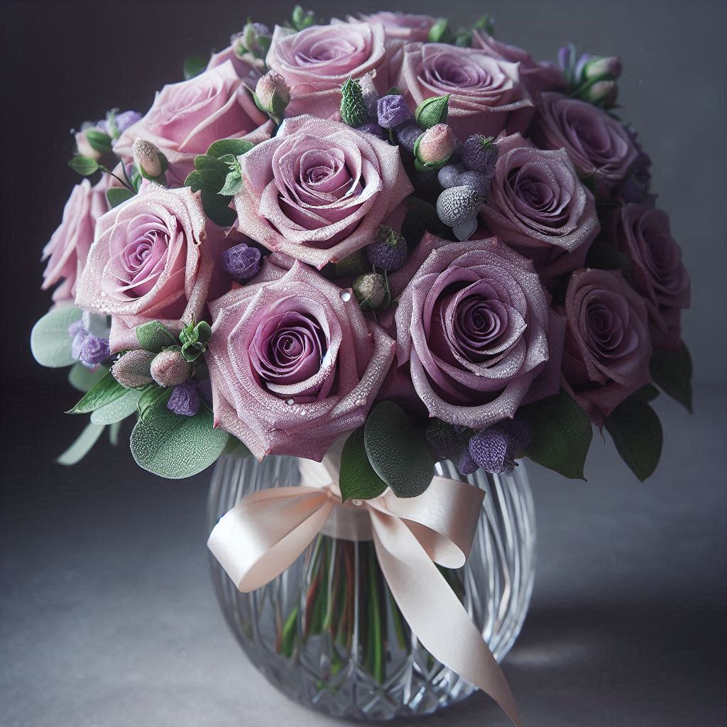 Roses violettes